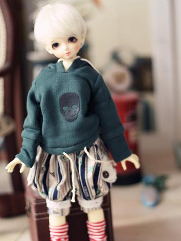 BJD Clothes Green T-shirt S...