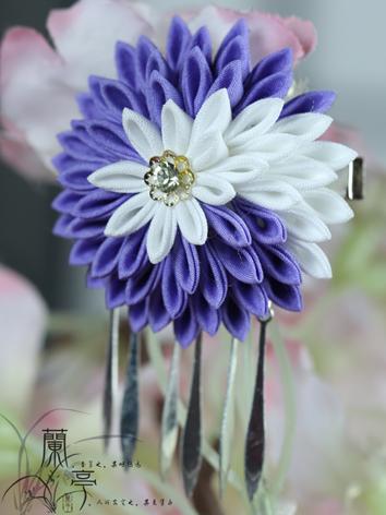 BJD Purple Hairpin Hairpiec...