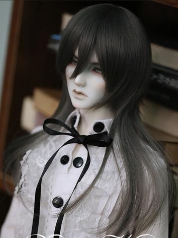 BJD Wig Male Gray Long Wig ...