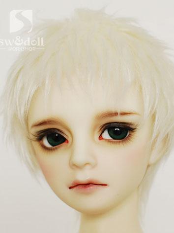 BJD Wig White Hair Wool Wig...