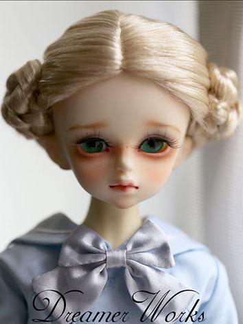 BJD Wig Female Lady Gold Ha...