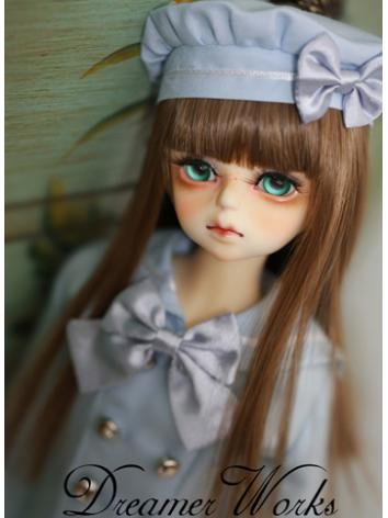 BJD Wig Female Lady Brown S...