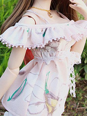 BJD Clothes Flower Printed Shirt Sun-top for SD/DD Size Ball-jointed Doll