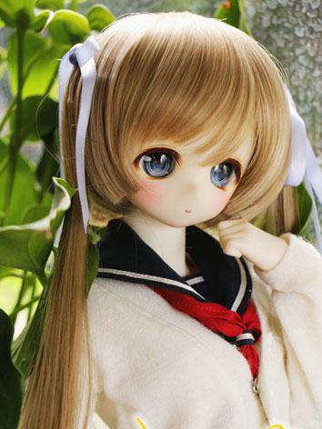 BJD Boy/Girl Light Brown Wi...