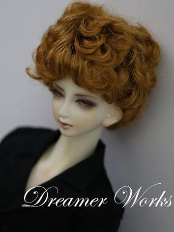BJD Wig Male Brown/Yellow S...