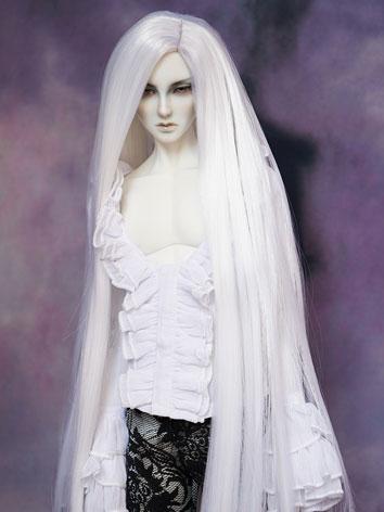 BJD Wig Male White Long Wig...