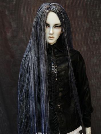 BJD Wig 1/3 Male Silver&Bla...