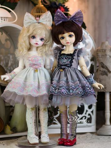 【Limited Item】BJD Clothes 1/4 Girl Sweet Lace Suit for MSD Ball-jointed Doll