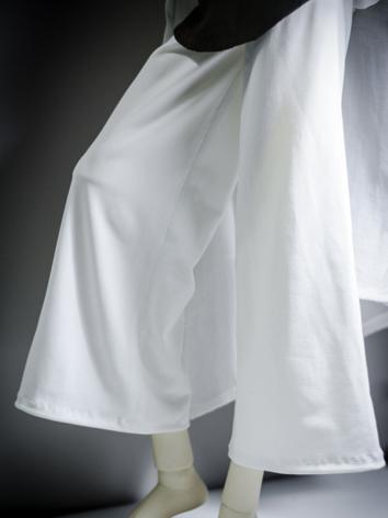 BJD Clothes White Nine Points Trousers A191 for MSD/SD/70cm Size Ball-jointed Doll