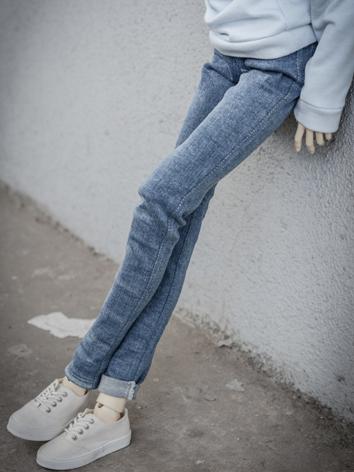 BJD Clothes Blue Jeans Trou...