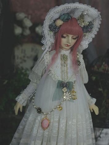 1/3 Outfit Girl White Dress...