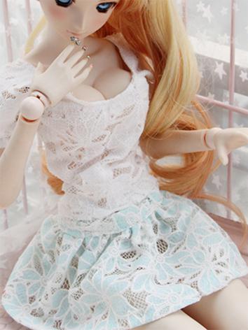 1/3 1/4 Clothes Skyblue Skirt for SD/DD/MSD Size Ball-jointed Doll