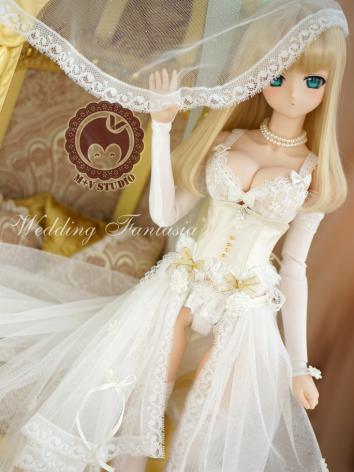 1/3 DD Clothes Girl White W...