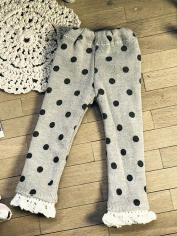 1/6 1/4 Clothes Dots Printed Trousers for MSD/YSD Ball-jointed Doll