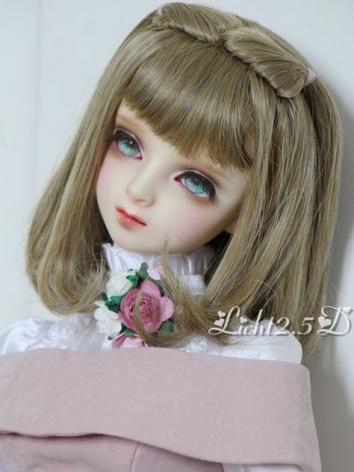 1/3 1/4 1/6 Wig Girl Light Gold/Flaxen Hair[NO67] for SD/MSD/YSD Size Ball-jointed Doll