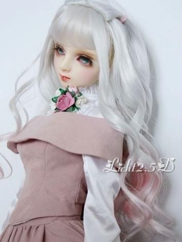 1/3 1/4 1/6 Wig Girl Light Gold/Silver Hair[NO54] for SD/MSD/YSD Size Ball-jointed Doll