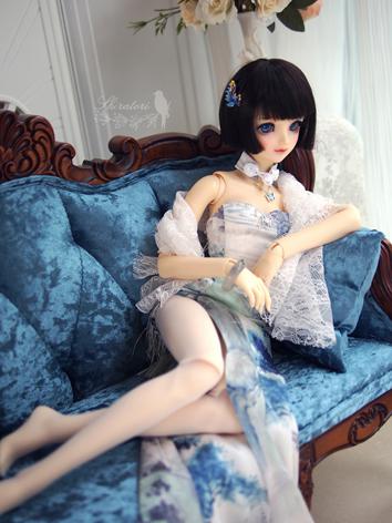 1/3 Clothes BJD Girl White/...