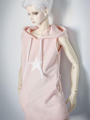 1/3 70cm Clothes White/Pink...