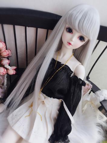 1/3 1/4 Wig Girl Long Strai...