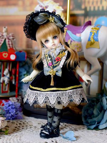 BJD Clothes Girl Black Dres...