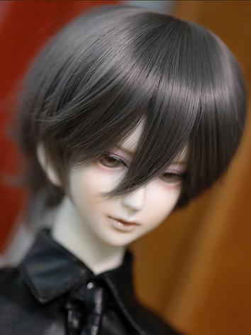 BJD 1/3 1/4 Wig Gray Short ...