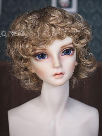 BJD Wig Boy Short Curly Hai...