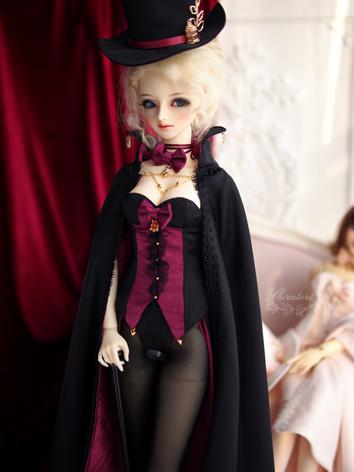 1/3 Clothes BJD Girl Black/...