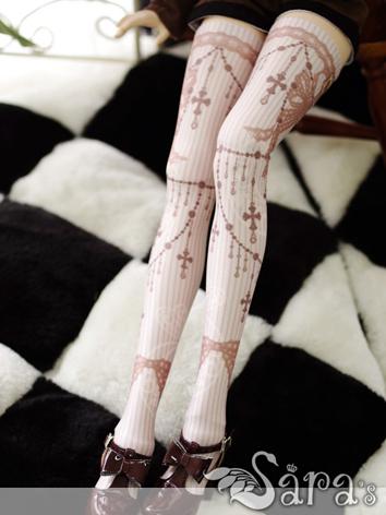 Bjd Socks Girl Lady Printed...