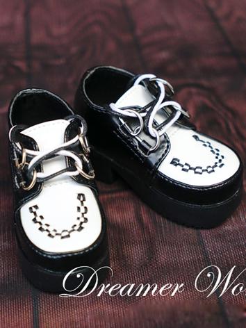 1/3 1/4 Shoes Male Black&Wh...