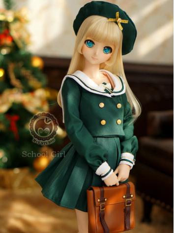 1/3 DD Clothes Girl Brown/G...