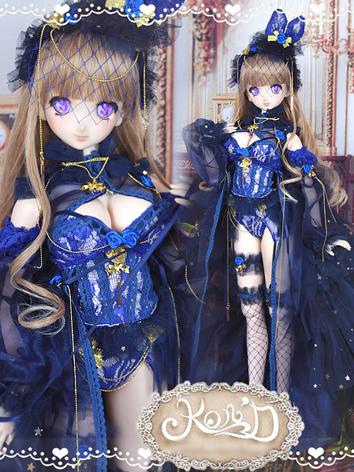 1/3 BJD Clothes SD/DD size Blue Dress Suit Ball-jointed Doll