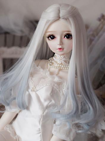 1/3 1/4 Wig Girl White Curl...