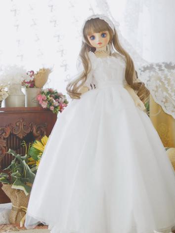 1/3 1/4 1/6 White Dress +Gl...