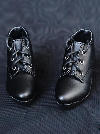 1/3 1/4 Girl Shoes Yellow/Black High-heeled Shoes for SD/MSD Ball-jointed Doll