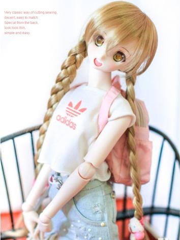 BJD Clothes Girl Black T-sh...