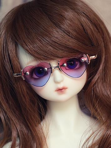 BJD Heart Glasses for SD/70...