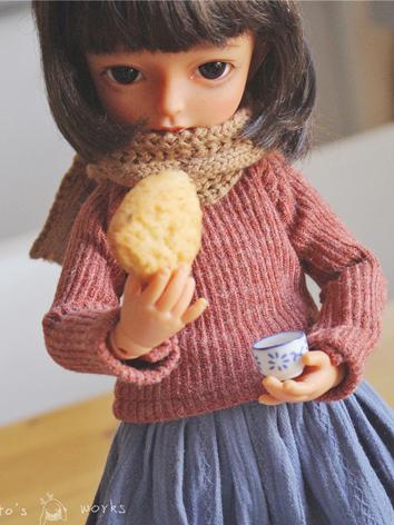 BJD Clothes 1/6 1/4  Boy/Girl High-neck Sweater for MSD/YSD Ball-jointed Doll