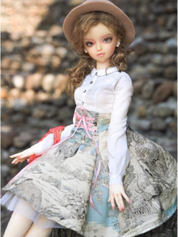 BJD Clothes Girl Printed Sk...