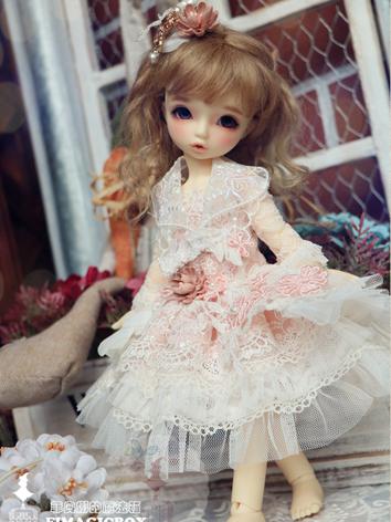 BJD Clothes Girl Pink Lace ...