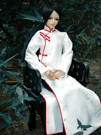 Custom-sized Clothes Boy White Ancient Suit for MSD/SD/DD/65CM/70CM/75CM Ball-jointed Doll