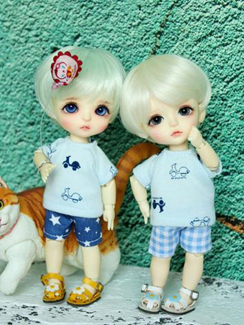 BJD Clothes Boy/Girl Printed T-shirt Top for YOSD 1/8 Ball jointed Doll