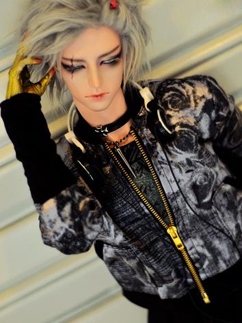 BJD Clothes Boy PUNK Printe...