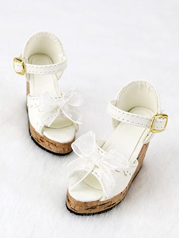 BJD Shoes Girl Black/Pink/White/Beige High-heeled Shoes Lady Shoes C07 for SD/MSD Size Ball-jointed Doll