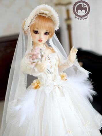 1/3 DD Clothes Girl White W...
