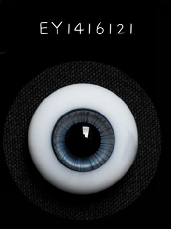 BJD Eyes 14mm Blue&Grey Glass Eyeballs EY1416121 for BJD (Ball-jointed Doll)