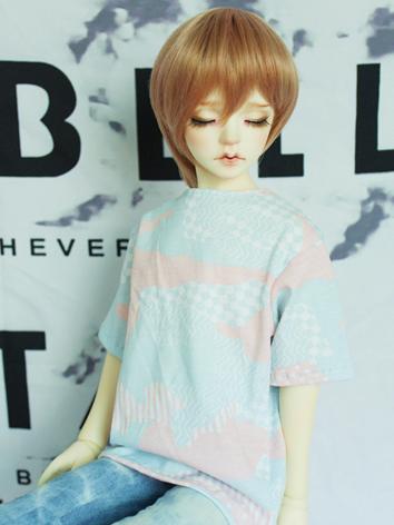 BJD Clothes Boy/Girl Printed T-shirt Top for 70cm/SD/MSD Ball-jointed Doll
