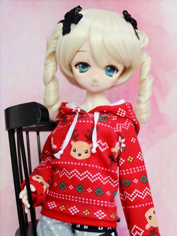 BJD Clothes Boy/Girl Red Ho...