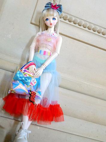 BJD Clothes GIRl Sweet Pink Suit for YOSD/MSD/SD Size Ball-jointed Doll