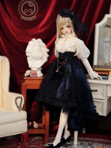 1/3 DD Clothes Girl Blue Dr...