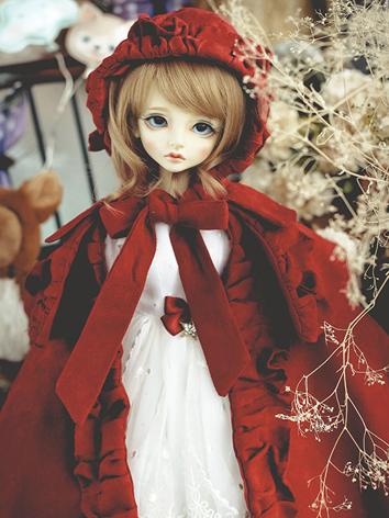 1/4 Clothes Girl Red Suit for MSD Ball-jointed Doll